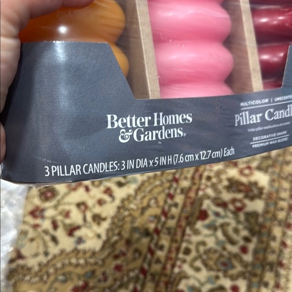 Better Homes And Gardens Vibrant Pillar Candle Set - Picture 6 of 7